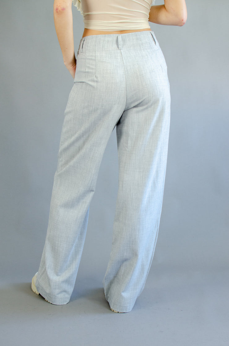 Nico High Waist Trousers Grey