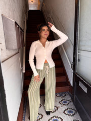 Seaside Stripe Linen Pants