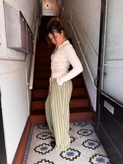 Seaside Stripe Linen Pants