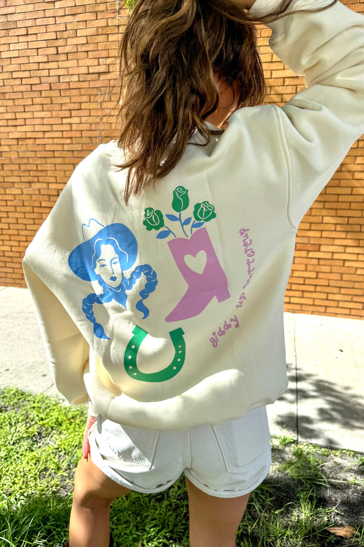 Giddy Up Buttercup Crewneck