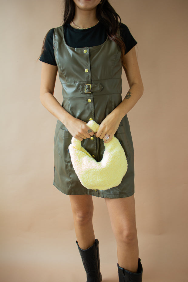 Sherpa Knot Bag Yellow