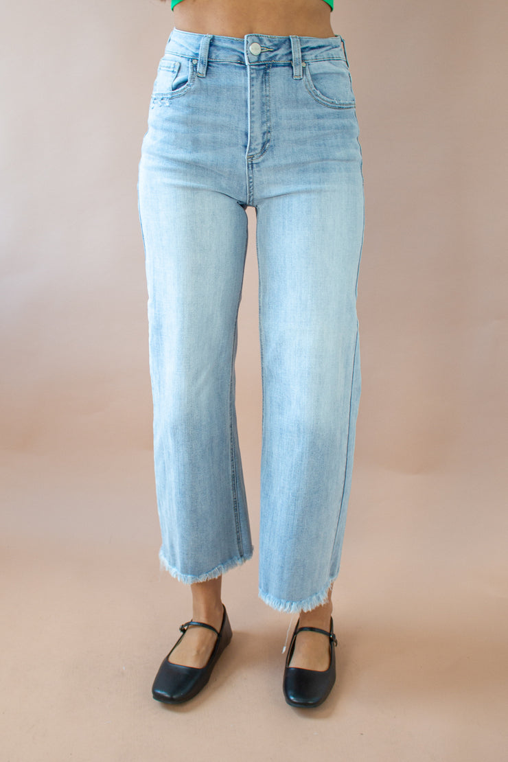 Jessy Wide Leg Jeans Light Wash