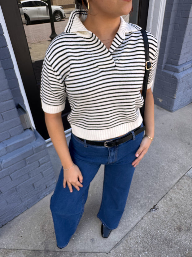 Moxie Striped Top
