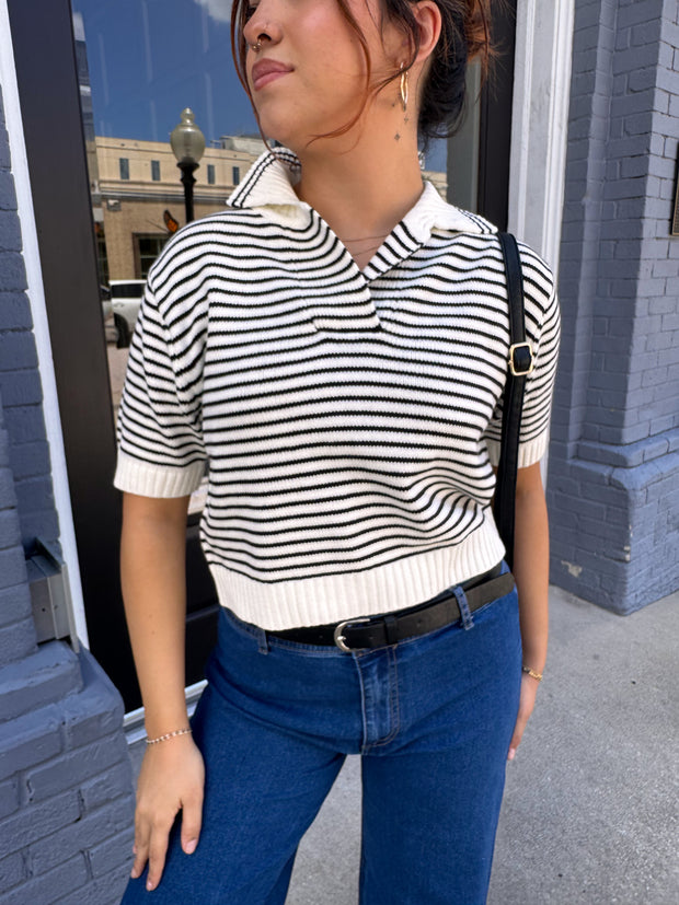 Moxie Striped Top