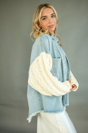 Rayne Sweater Sleeve Shacket