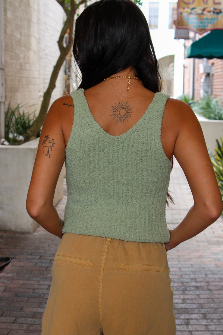 Margot Teddy Tank Sage