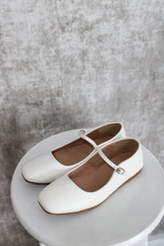 Gerri Ballet Flats White