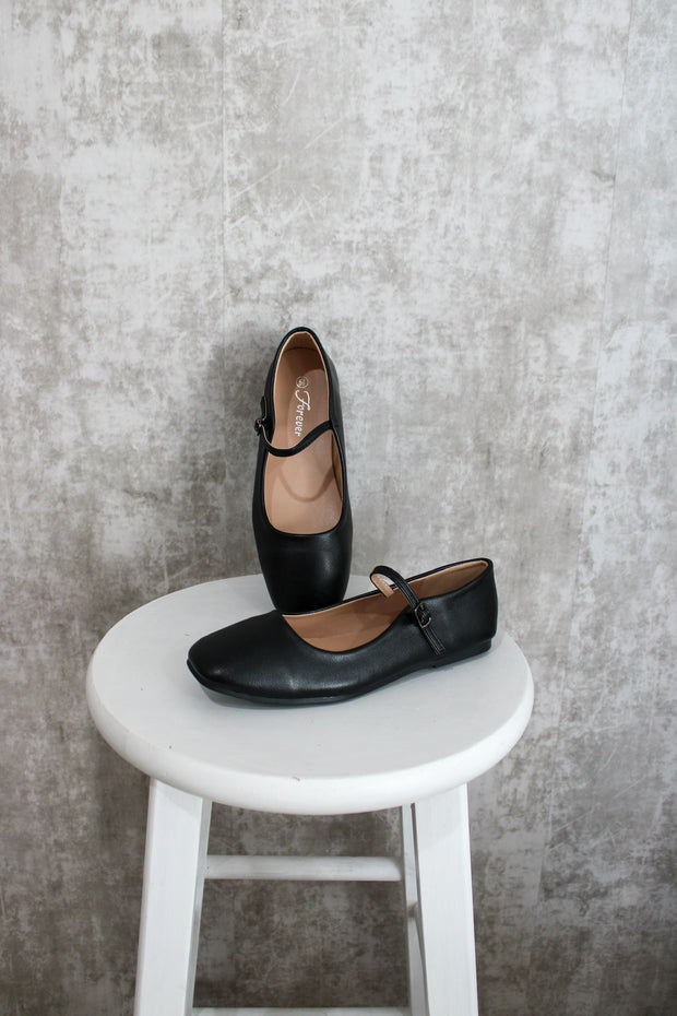 Gerri Ballet Flats Black