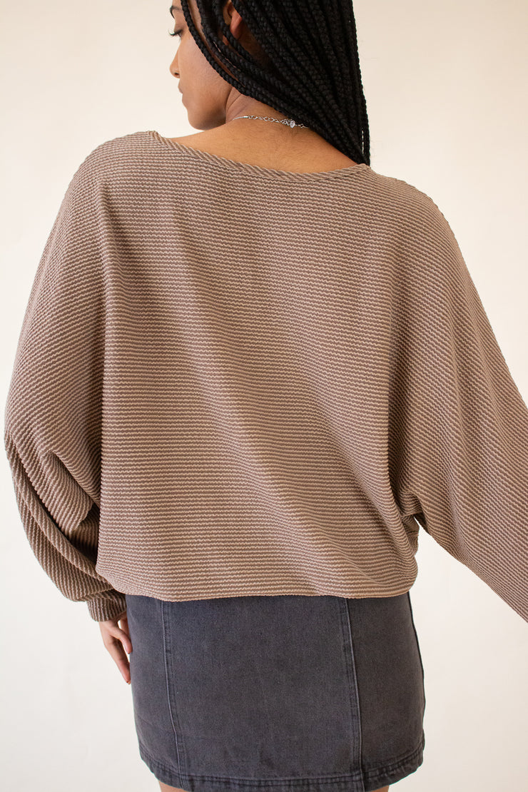 Tomi Ribbed Sweater Brown