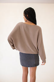 Tomi Ribbed Sweater Brown