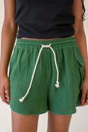 Noa Cotton Shorts Green
