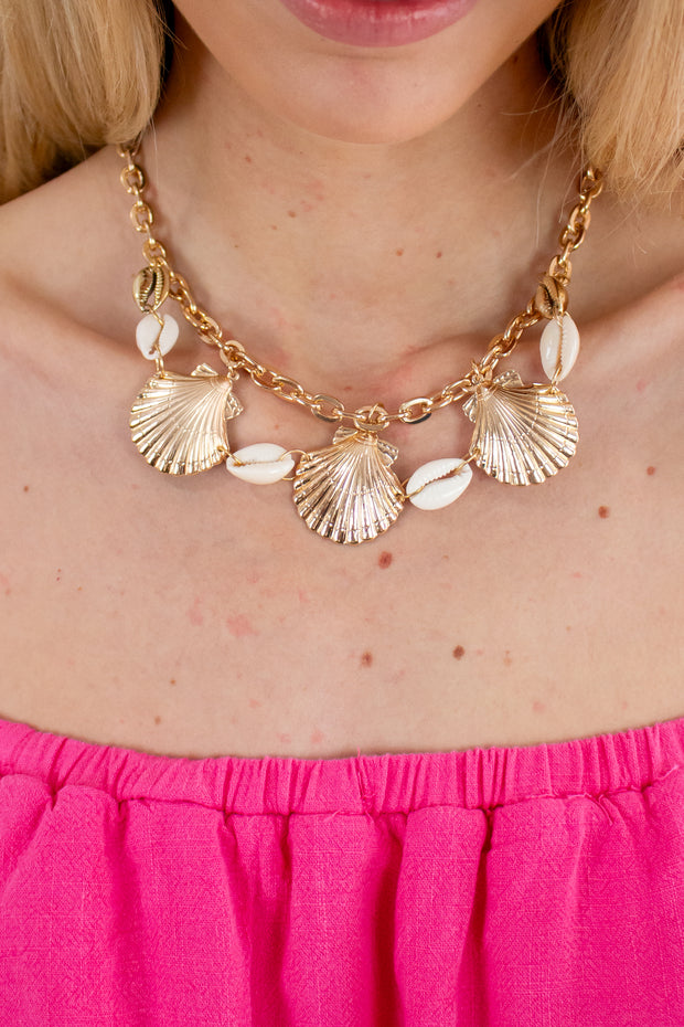 Seashell Chain Necklace