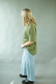 Scarlett Oversized Top Olive