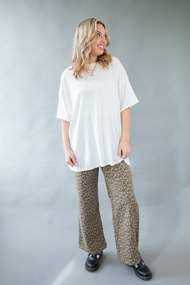 Scarlett Oversized Top White