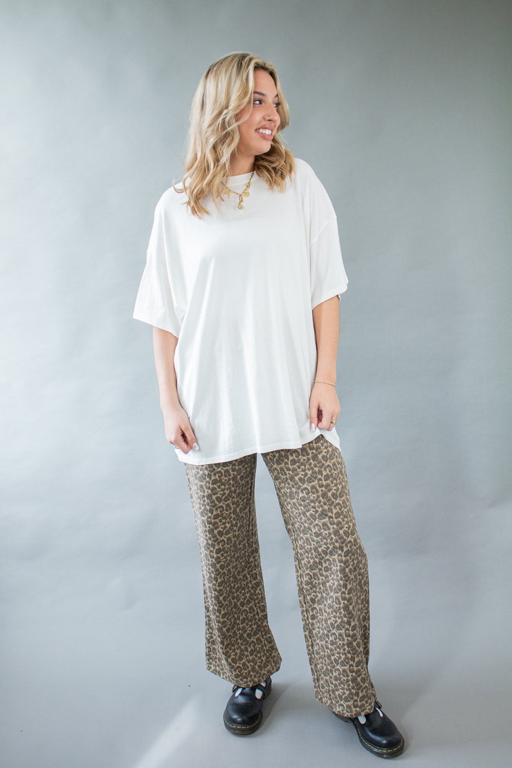 Scarlett Oversized Top White