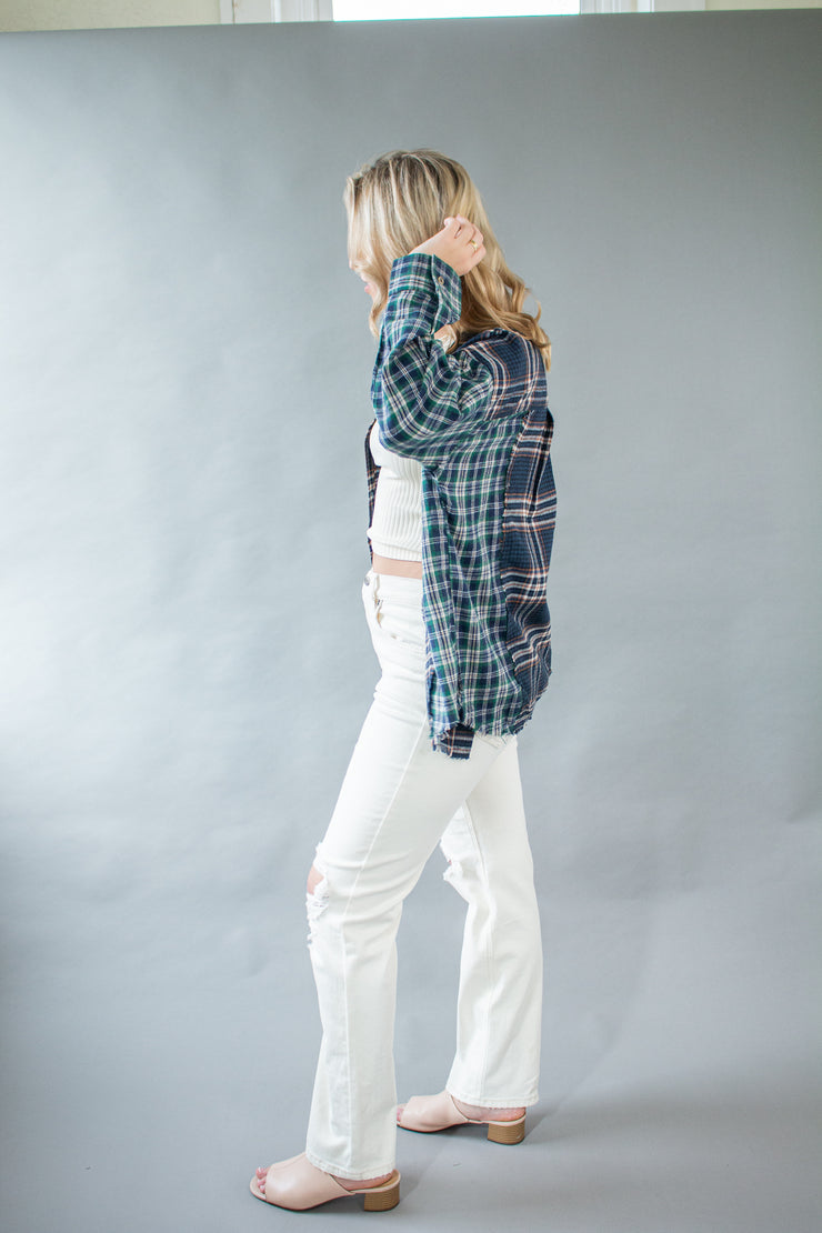 Fireside Flannel Top