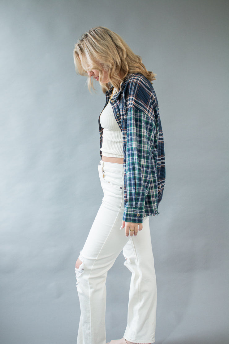 Fireside Flannel Top