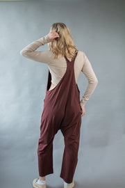 Claire Loose Fit Jumpsuit Brown