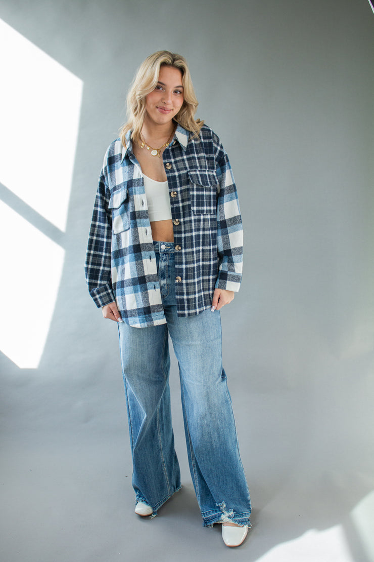 Cozy Evening Plaid Shacket