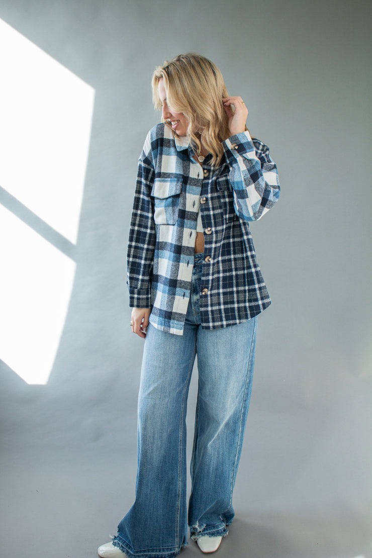 Cozy Evening Plaid Shacket