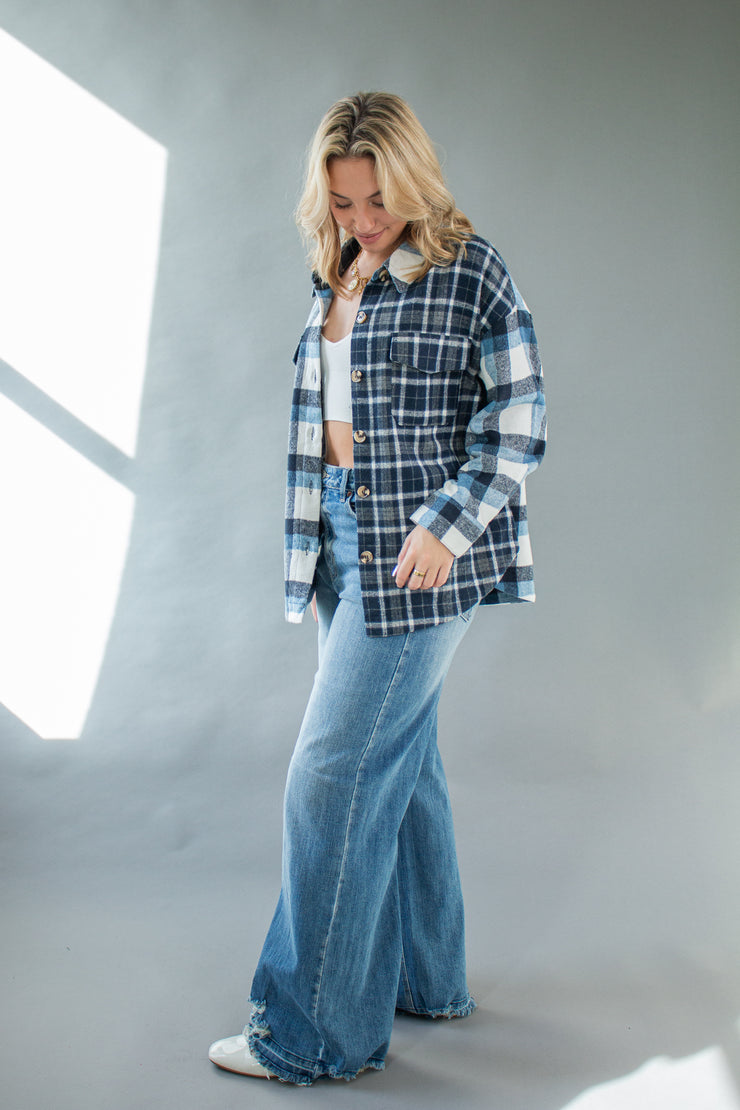 Cozy Evening Plaid Shacket