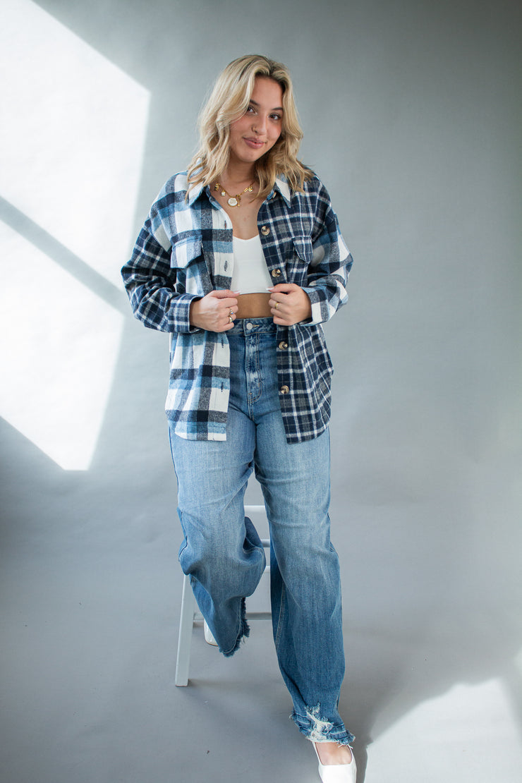 Cozy Evening Plaid Shacket