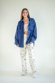Aisha Oversized Denim Shacket