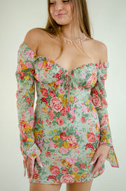 Liana Floral Dress Sage