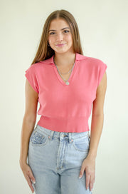 Back to Bliss Crop Top Pink