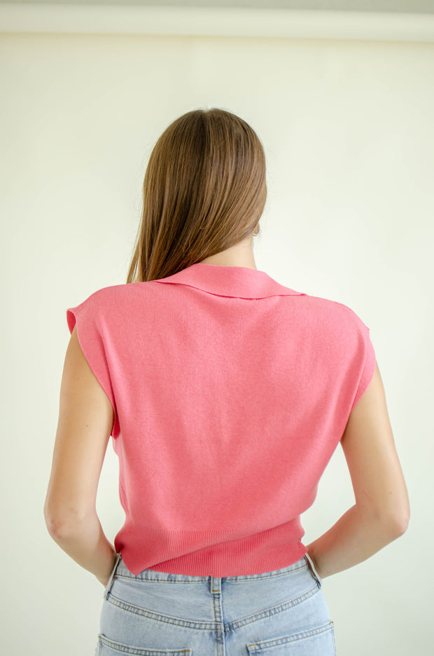 Back to Bliss Crop Top Pink