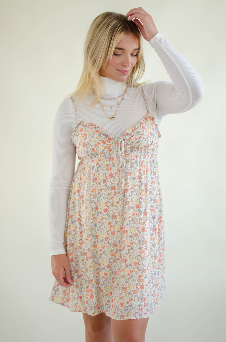 Catie Turtleneck Bodysuit White