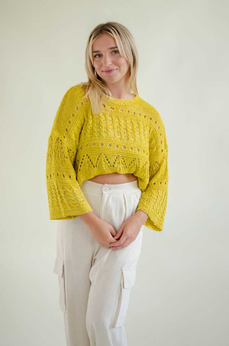 Ollie Knit Sweater Mustard