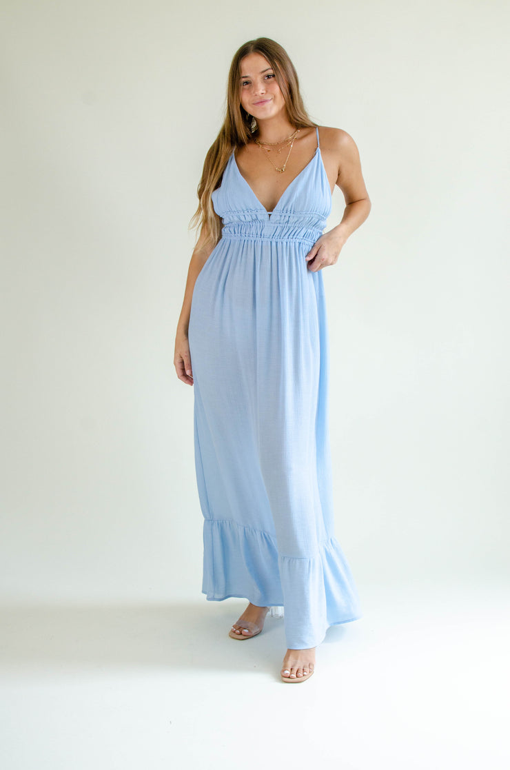Madi Maxi Dress Blue