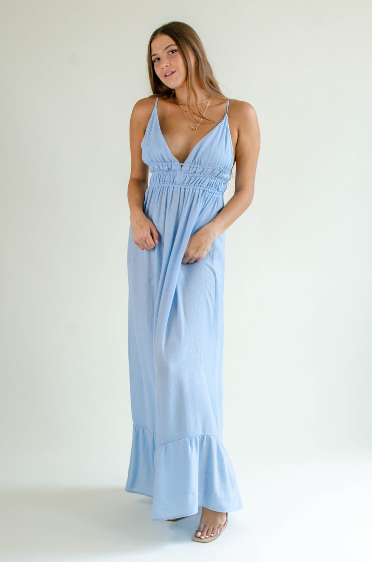 Madi Maxi Dress Blue