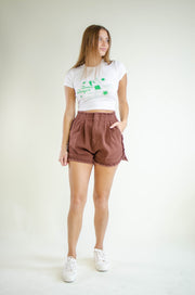 Space Cowgirl Crop Top Cream