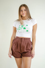 Space Cowgirl Crop Top Cream