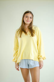 Diana Knit Pullover Yellow