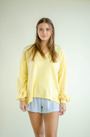 Diana Knit Pullover Yellow