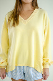 Diana Knit Pullover Yellow