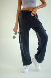 Ileana Waffle Knit Pants Black