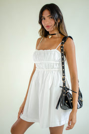 Claire Babydoll Dress White