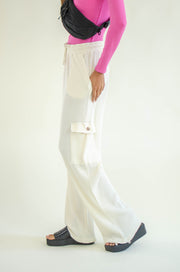Ileana Waffle Knit Pants Cream