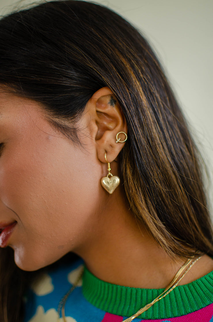 Heart Dangle Earrings