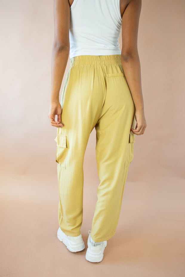 Aurora Cargo Trouser Pants Mustard