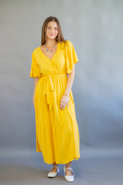 Esther Tie Front Maxi Dress