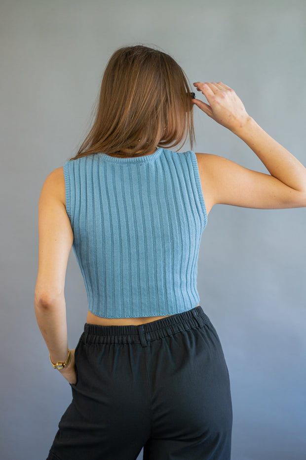 Letty V-front Knit Tank