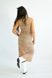 Izzie Crochet Sweater Dress