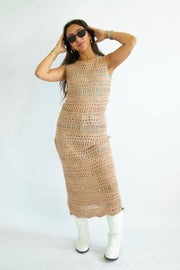 Izzie Crochet Sweater Dress