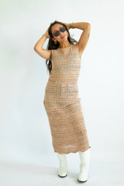 Izzie Crochet Sweater Dress