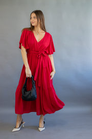 Esther Tie Front Maxi Dress